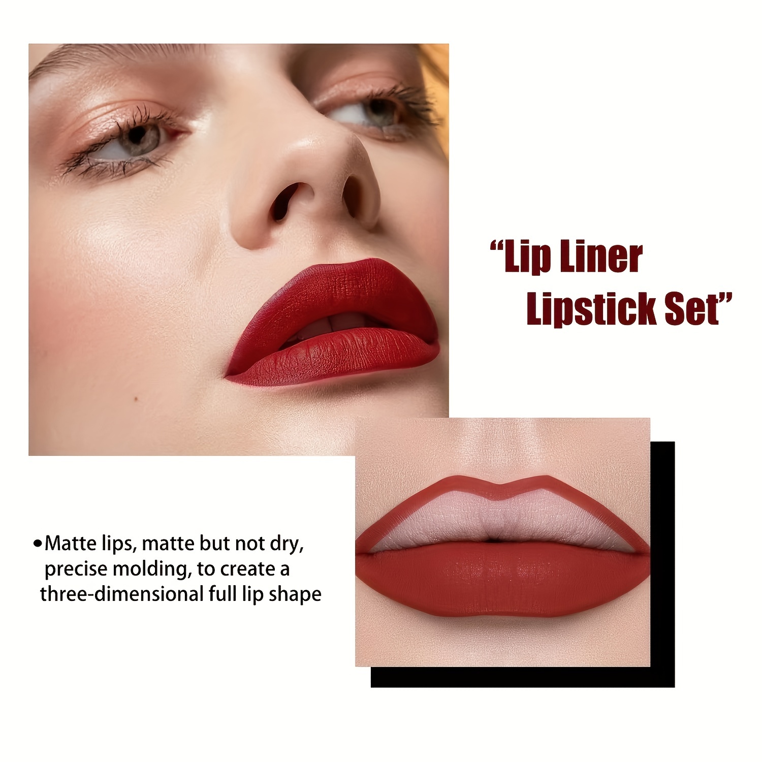 Waterproof Lip Liner Non-Fade Three-Dimensional Lips