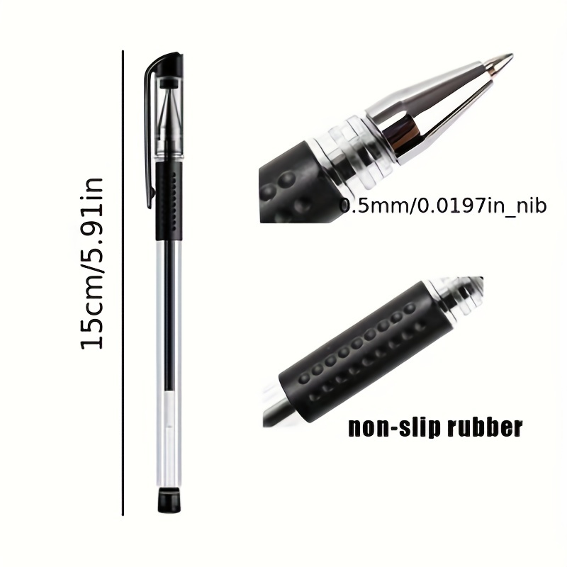 5/23pcs/set Gel Ink Pen Fine Point Gel Pens Refill Ballpoint Pen 0.5mm for