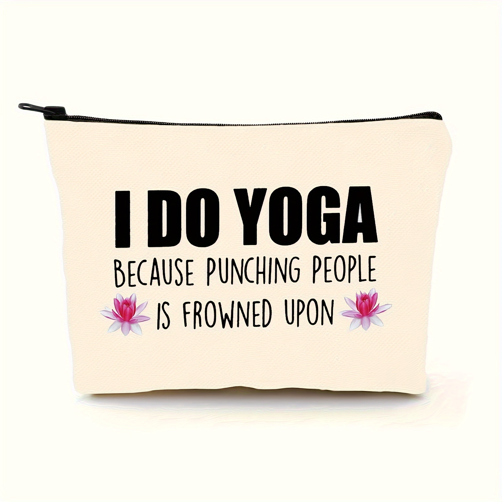 Yoga Gift Makeup Bag Yoga Lover Gift Zipper Pouch Yoga - Temu
