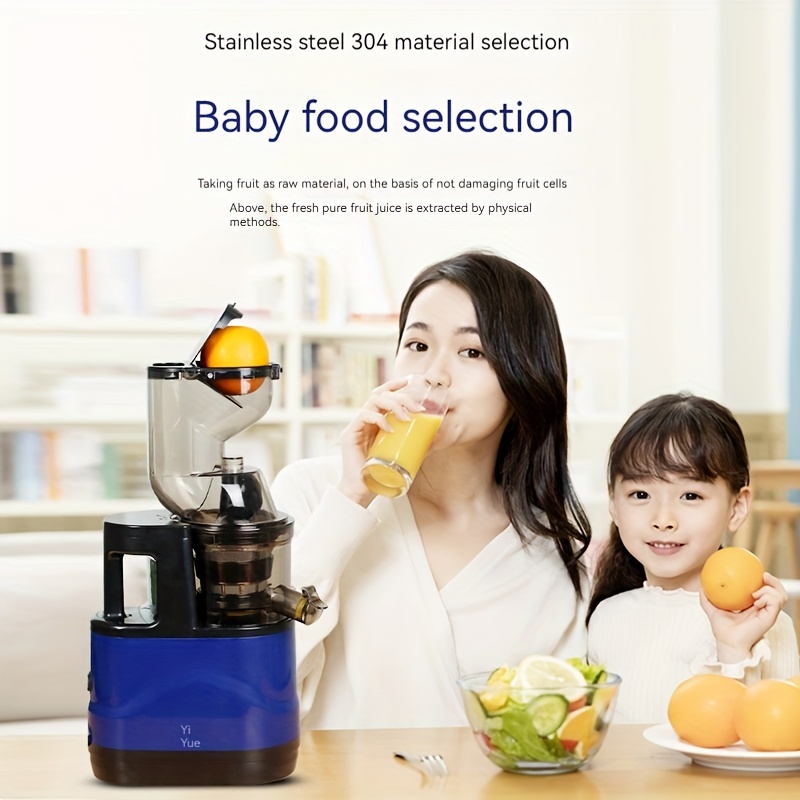 Low-speed Slow Juicer, Fully Automatic Juicer Juice Residue Separation  Household Multifunctional Fruit Small Commercial Original Juice Machine  Automat