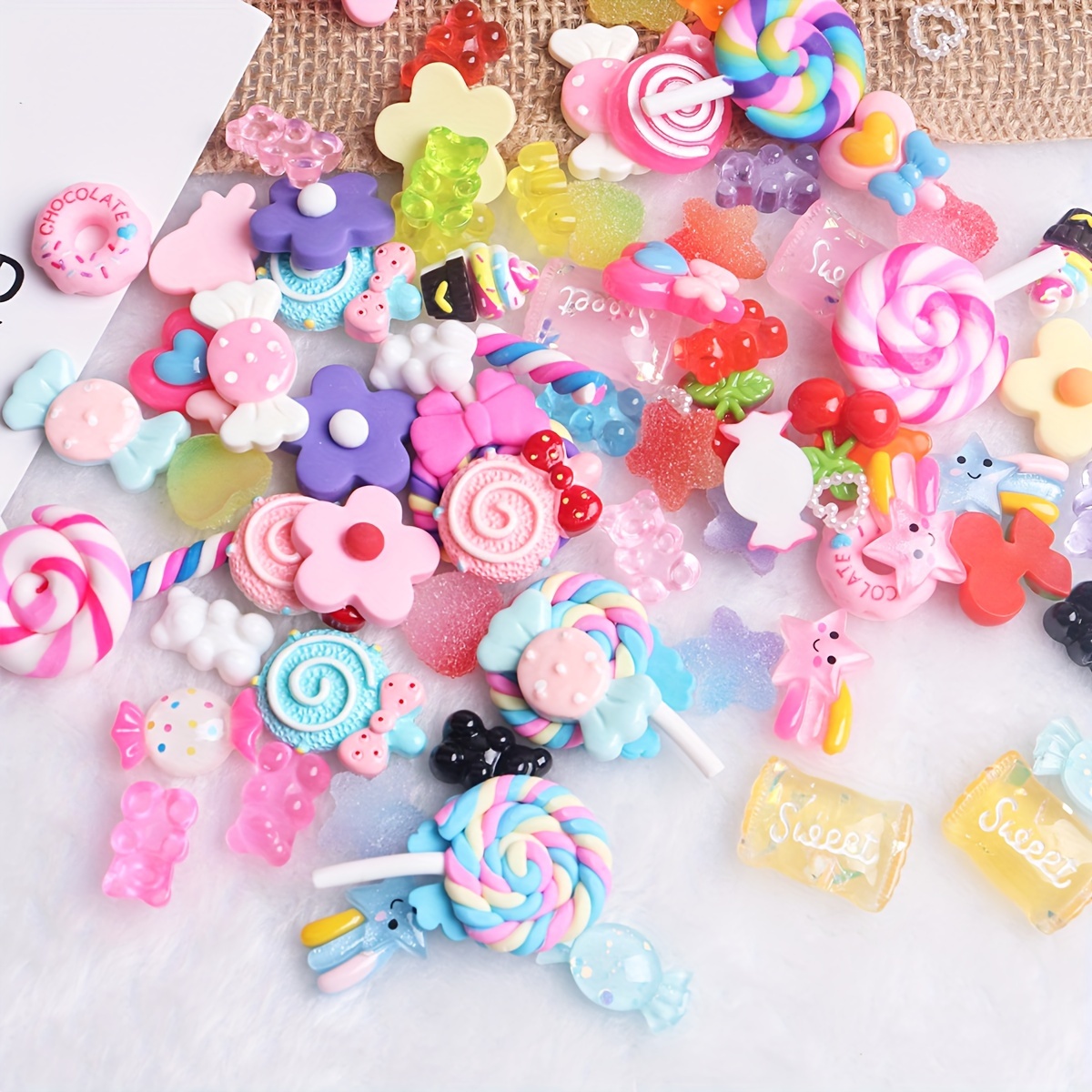 9MM Fruit Candy Bag Nail Art Charms, Decoden, DIY Supplies, Mini Caboc –  TinySupplyShop