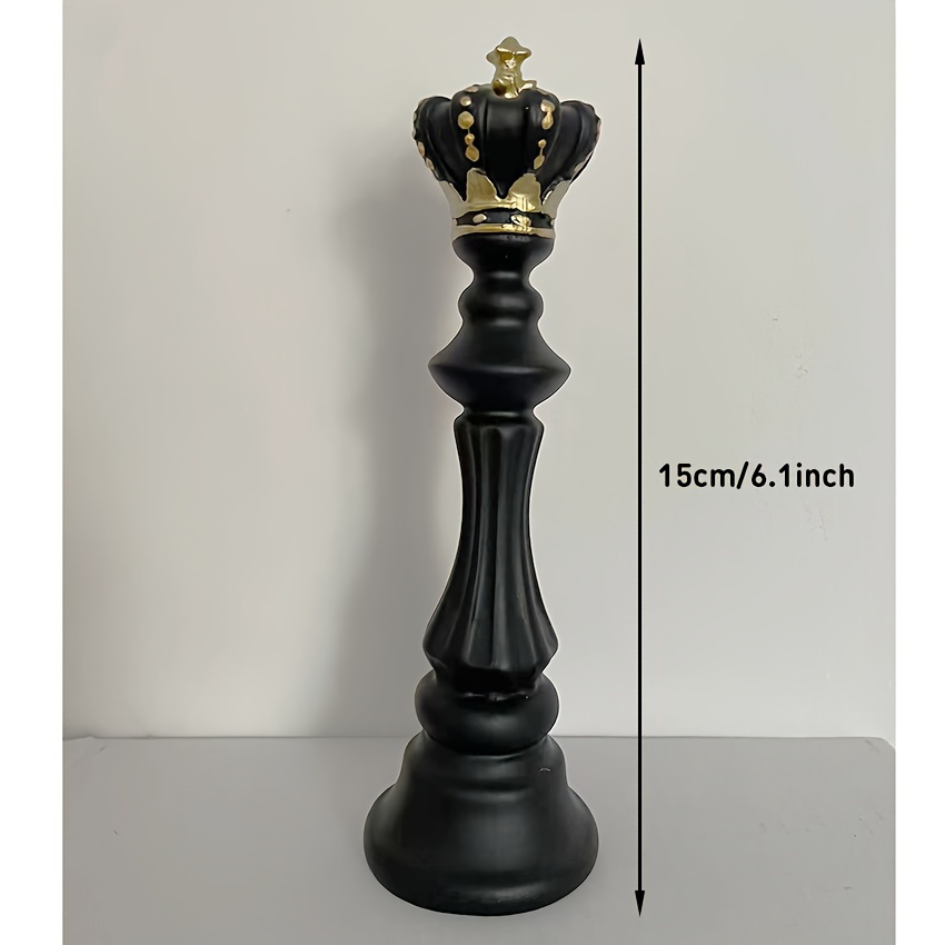 Resin Chess Statue Home Decor Figurine Modern Interior Decor Temu