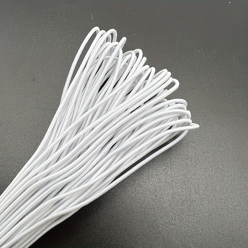 Wholesale 1mm 2mm 3mm 4mm White Black Thin Round Elastic Bands