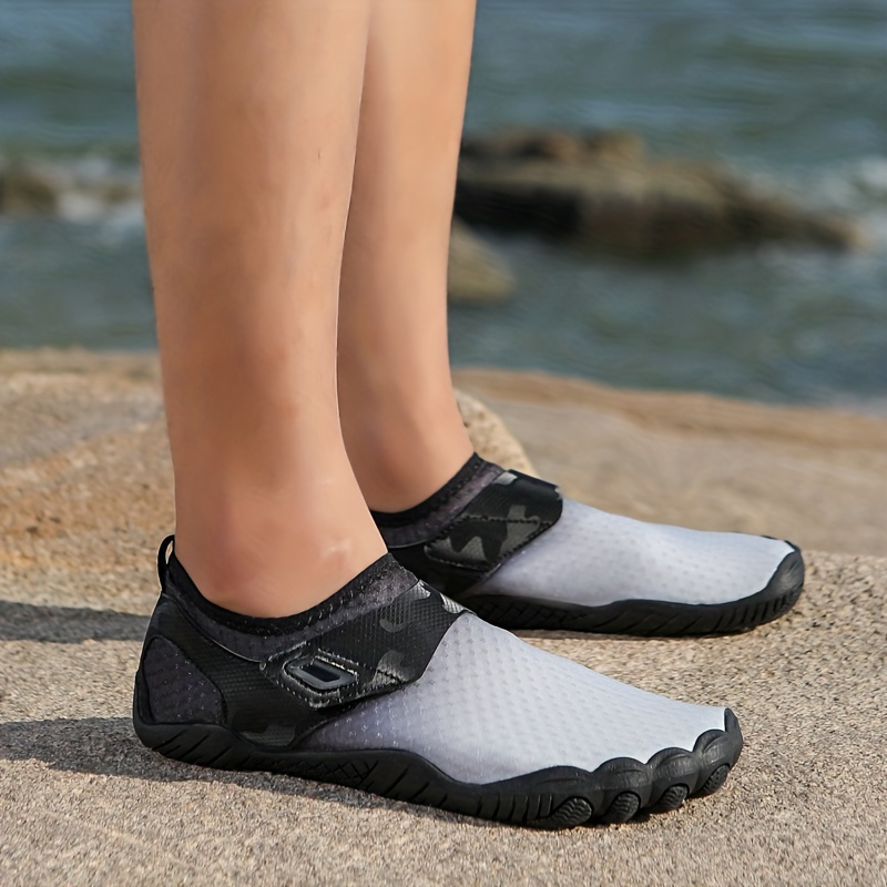 Women's Solid Quick Drying Water Shoes Anti Slip Hook Loop - Temu