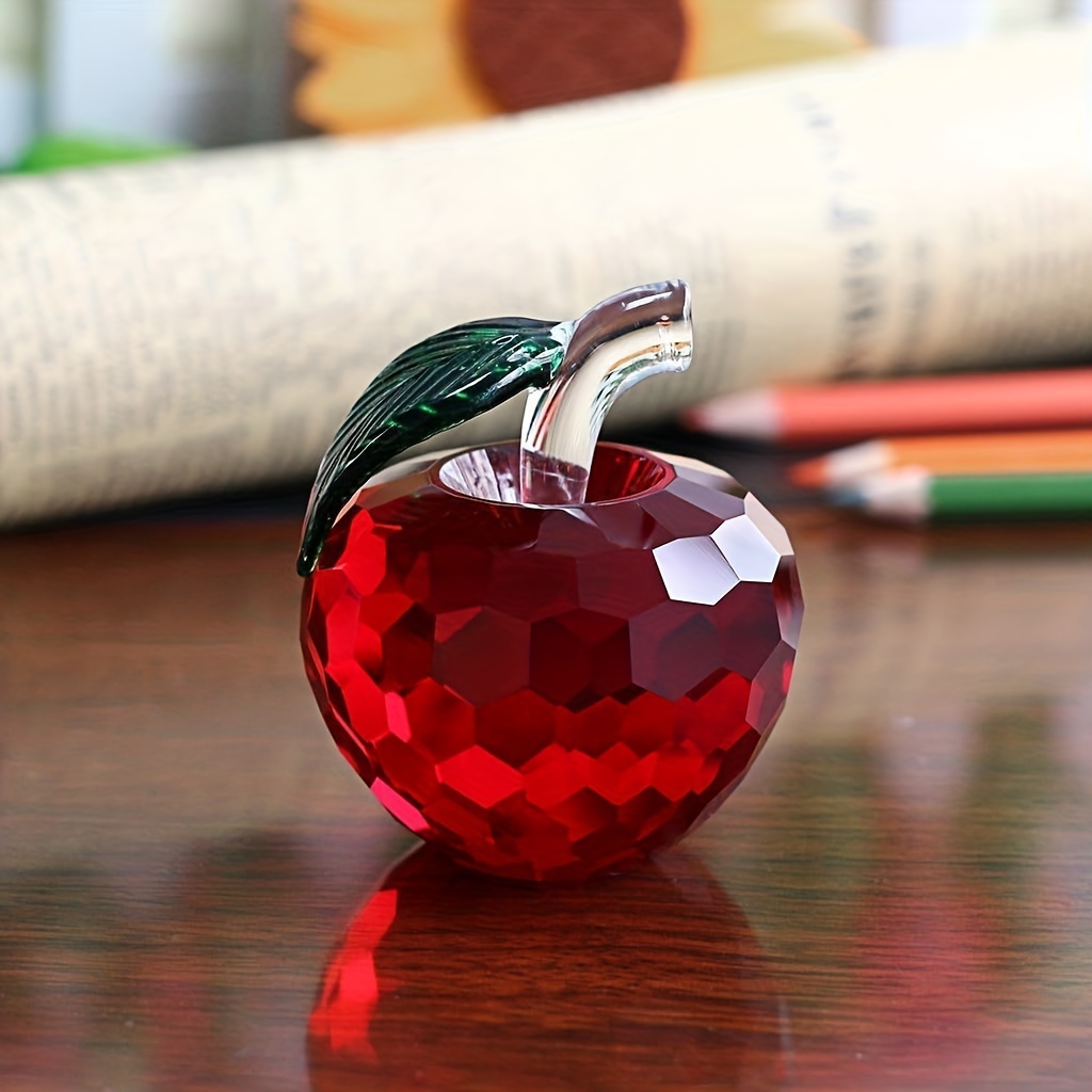 Crystal Mini Fruit Statue for Wedding Decoration