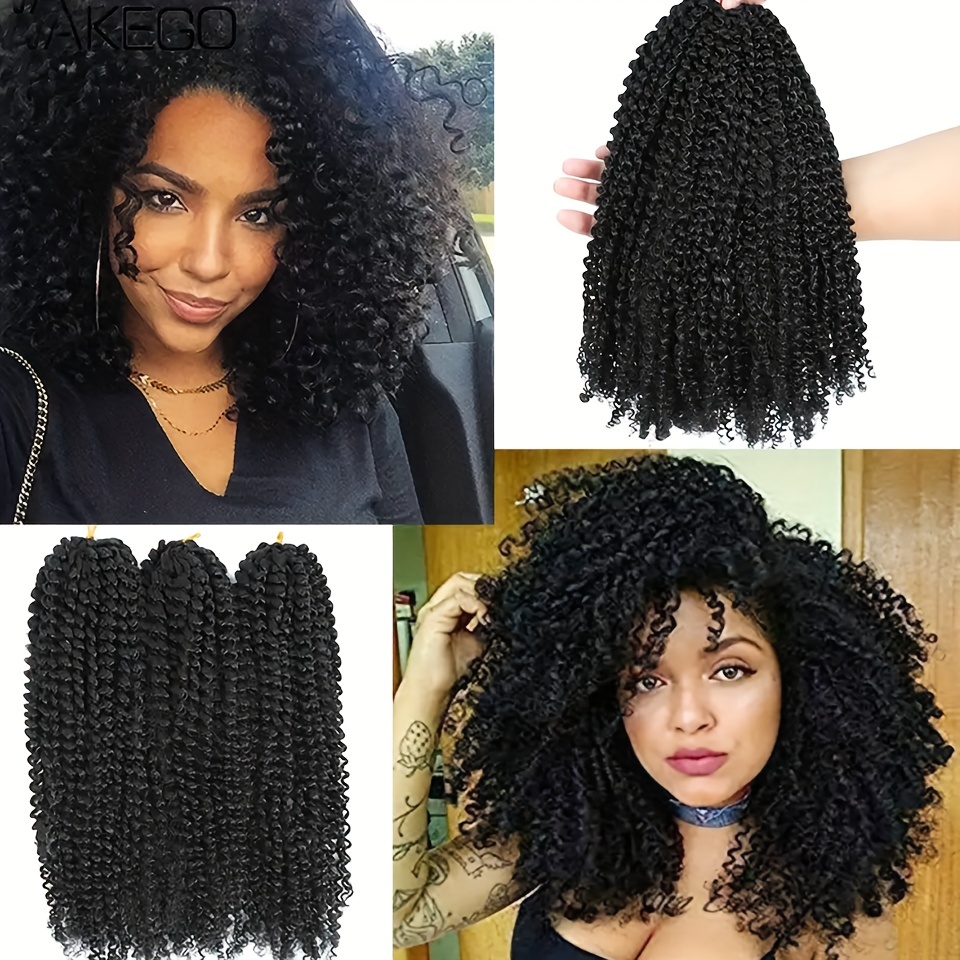 Synthetic Freetress Braids Hair Extensions Twist Afro Curly