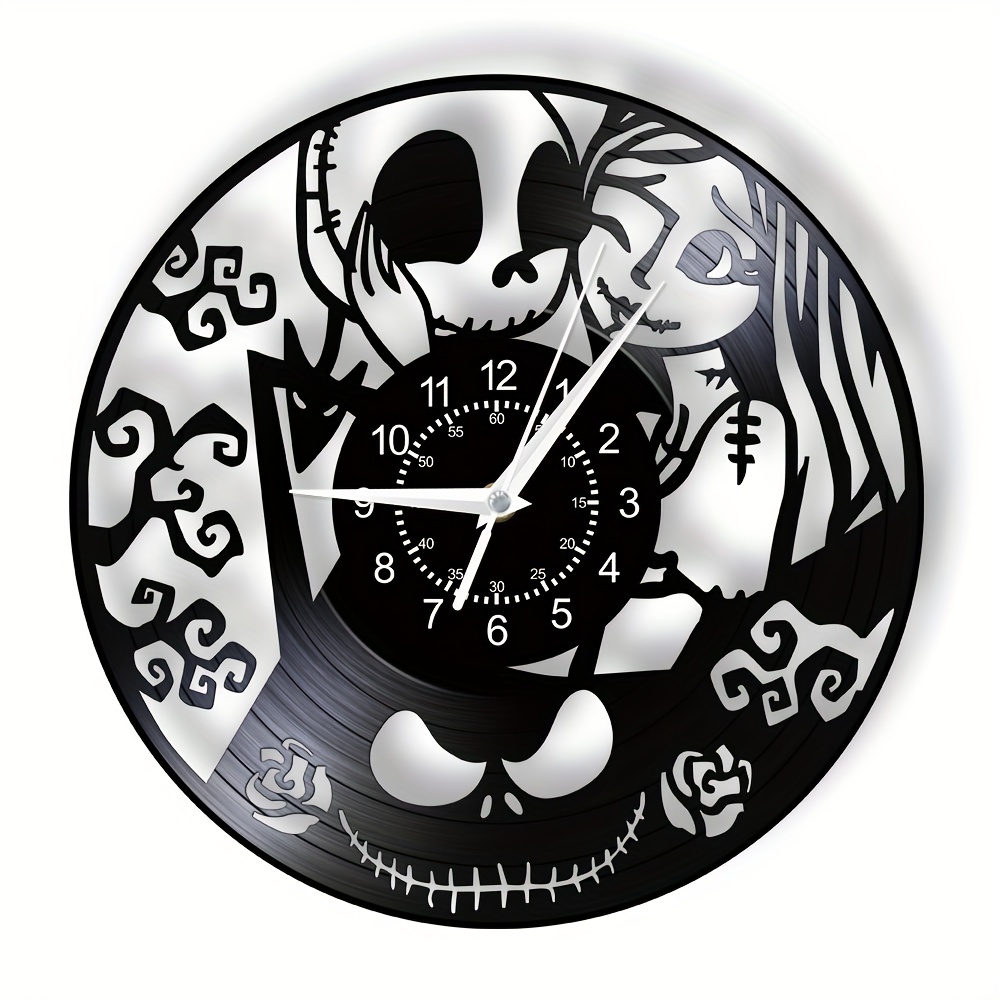 Alice in Wonderland Vinyl Record Wall Clock 12 Gifts for Him Her Kids Decor  for Home Bedroom Bathroom Kitchen Art Surprise Ideas Friends 
