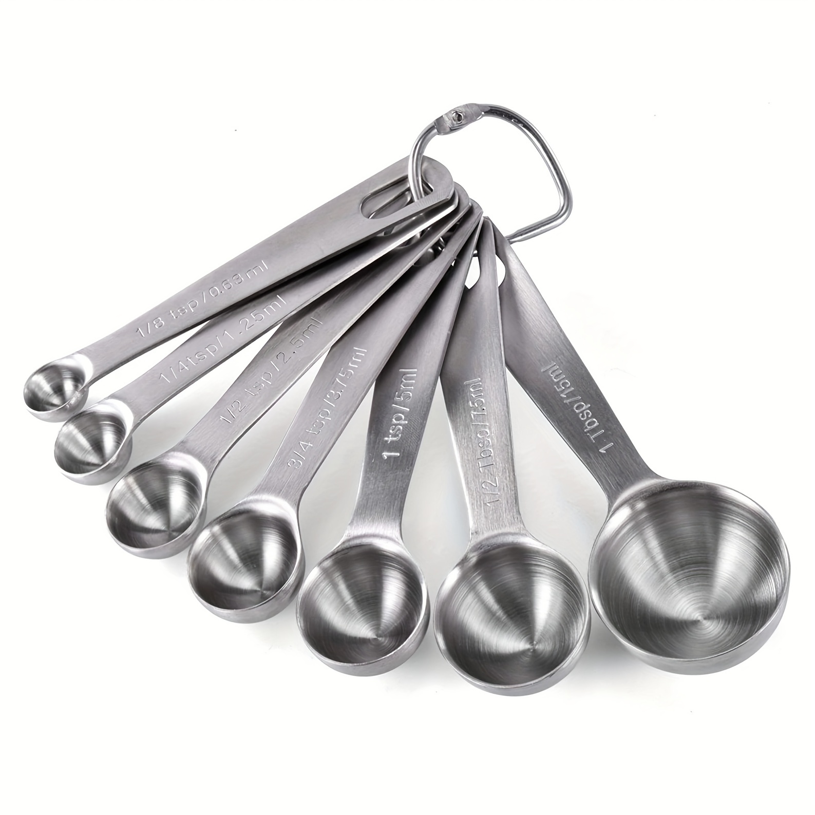Measuring Spoon Set with 6-1/4 Long Handles