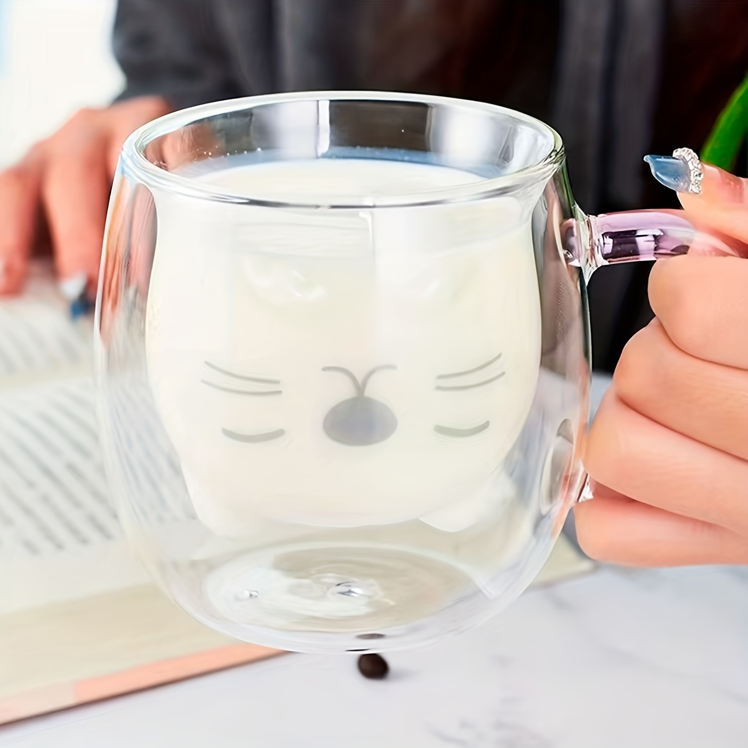 Dawn Creative Glass Cup Water Cup, Coffee Cups, Drinking Cups, Cute  Aesthetic Stuff Summer Winter Drinkware - Temu