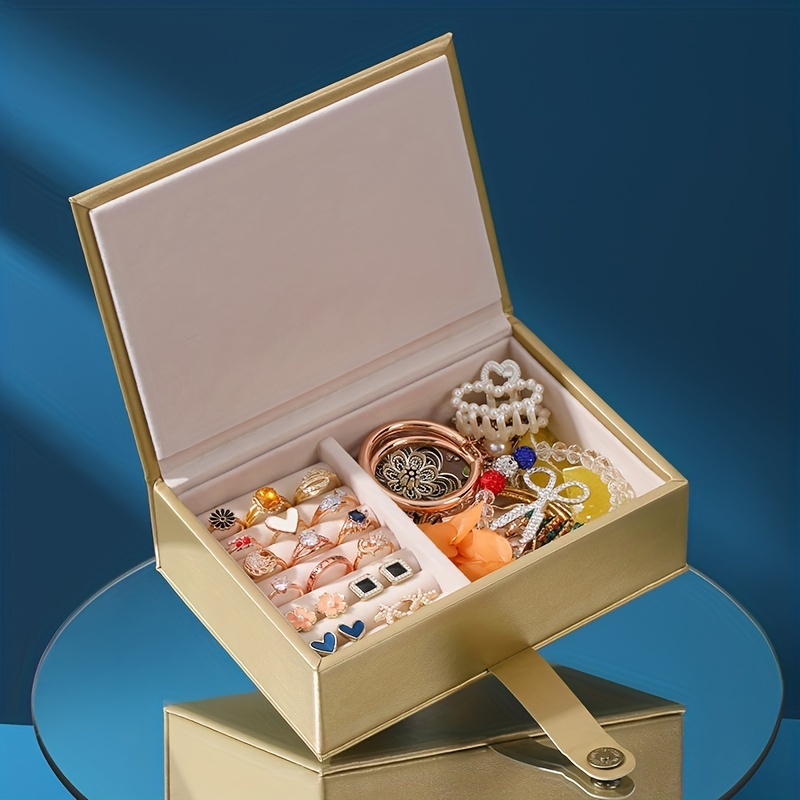 Creative Book Jewelry Box Finger Box Bracelet Organizer Box - Temu