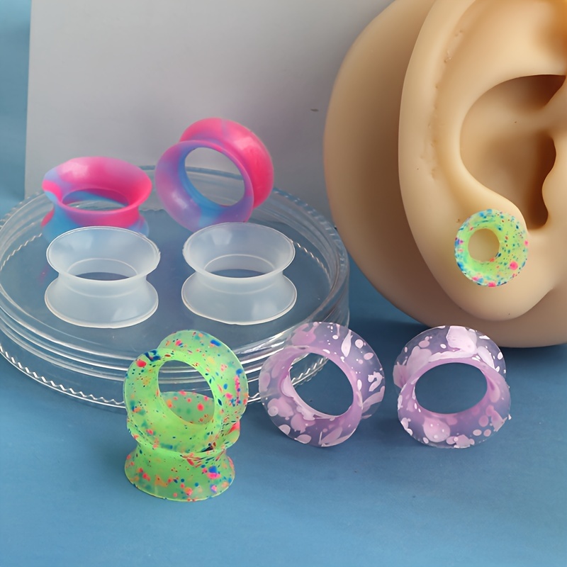 Acrylic Ear Gauges Taper Ear Plug Tunnel Stretching Kit - Temu