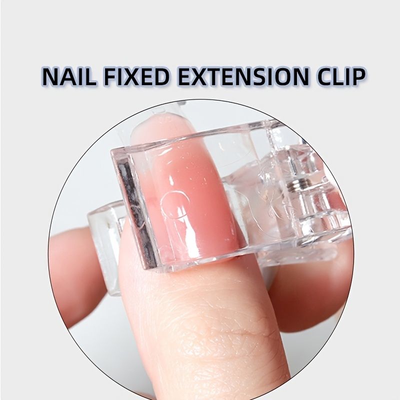Pros And Cons Of Acrylic Nails How To Apply Acrylic Nails? | Nail Tip Clips  Nail Clips Finger Nail Extension Construction Fixture Manicure 