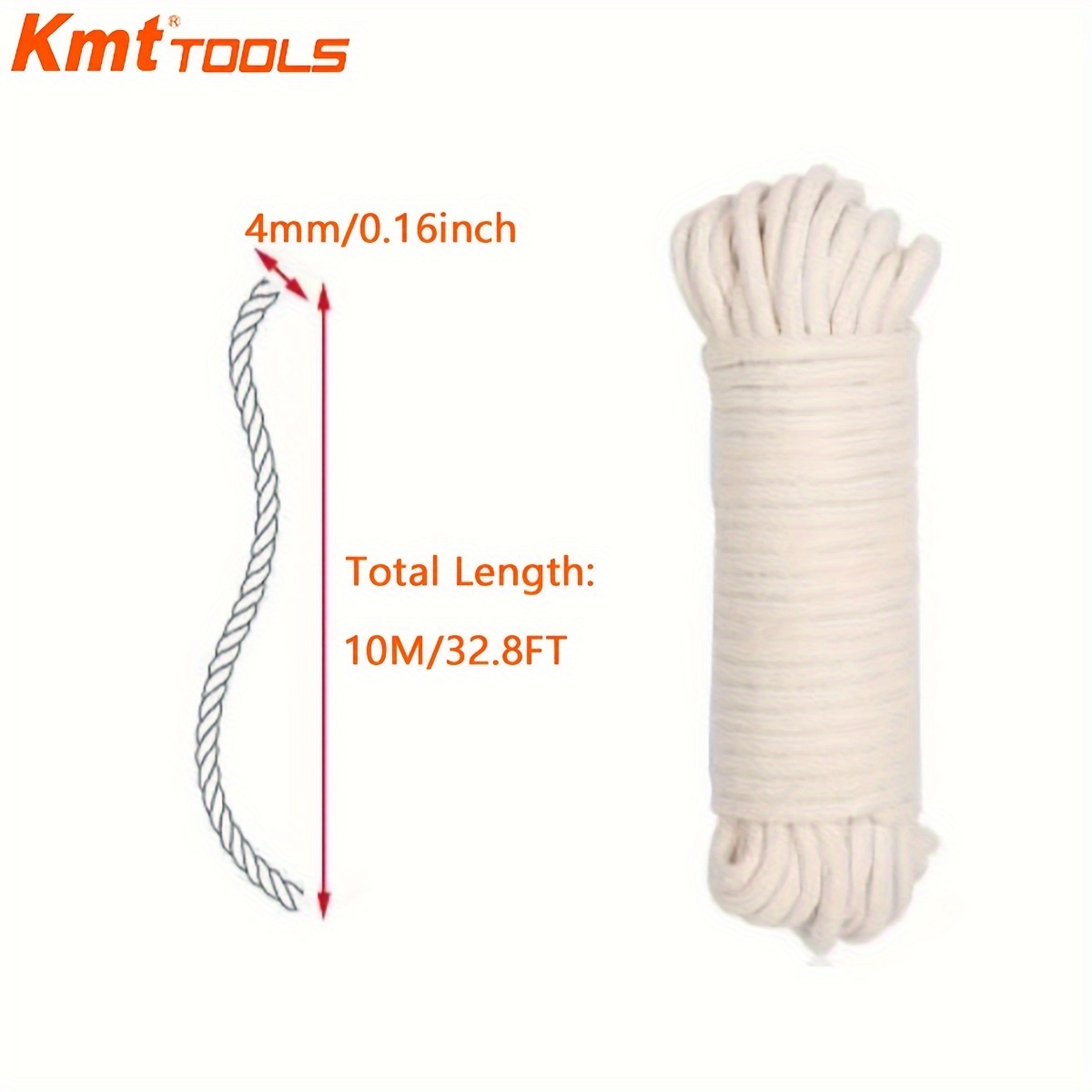 Natural Cotton Braided Rope Multipurpose Clothesline Diy - Temu