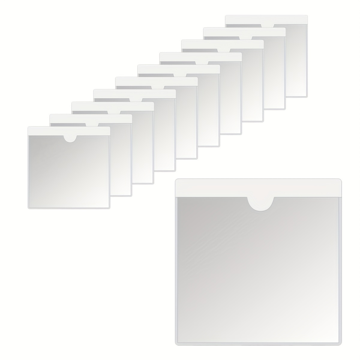 6 Pcs Voiture Transparent Facture Ticket Folder Voiture Pare-brise Fenêtre  Parking Permis Ticket Holder Clip