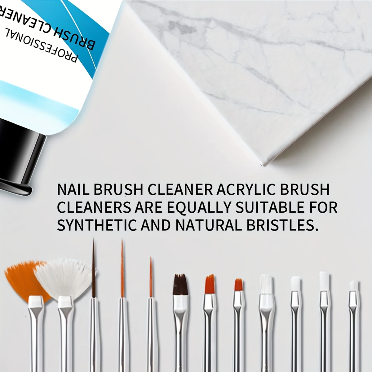 Acrylic Nail Brush Cleaner Professional Acrylic Brush - Temu