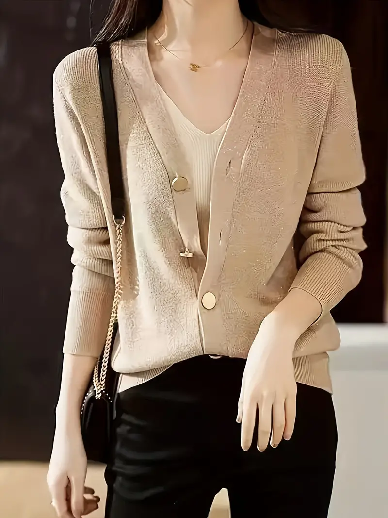 Cardigan Sweaters for Women Womens Solid Button Down Long Sleeve