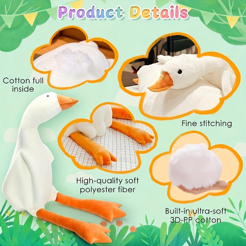 Giant Goose Pillow Soft Stuffed Plush Toy – Gage Beasley