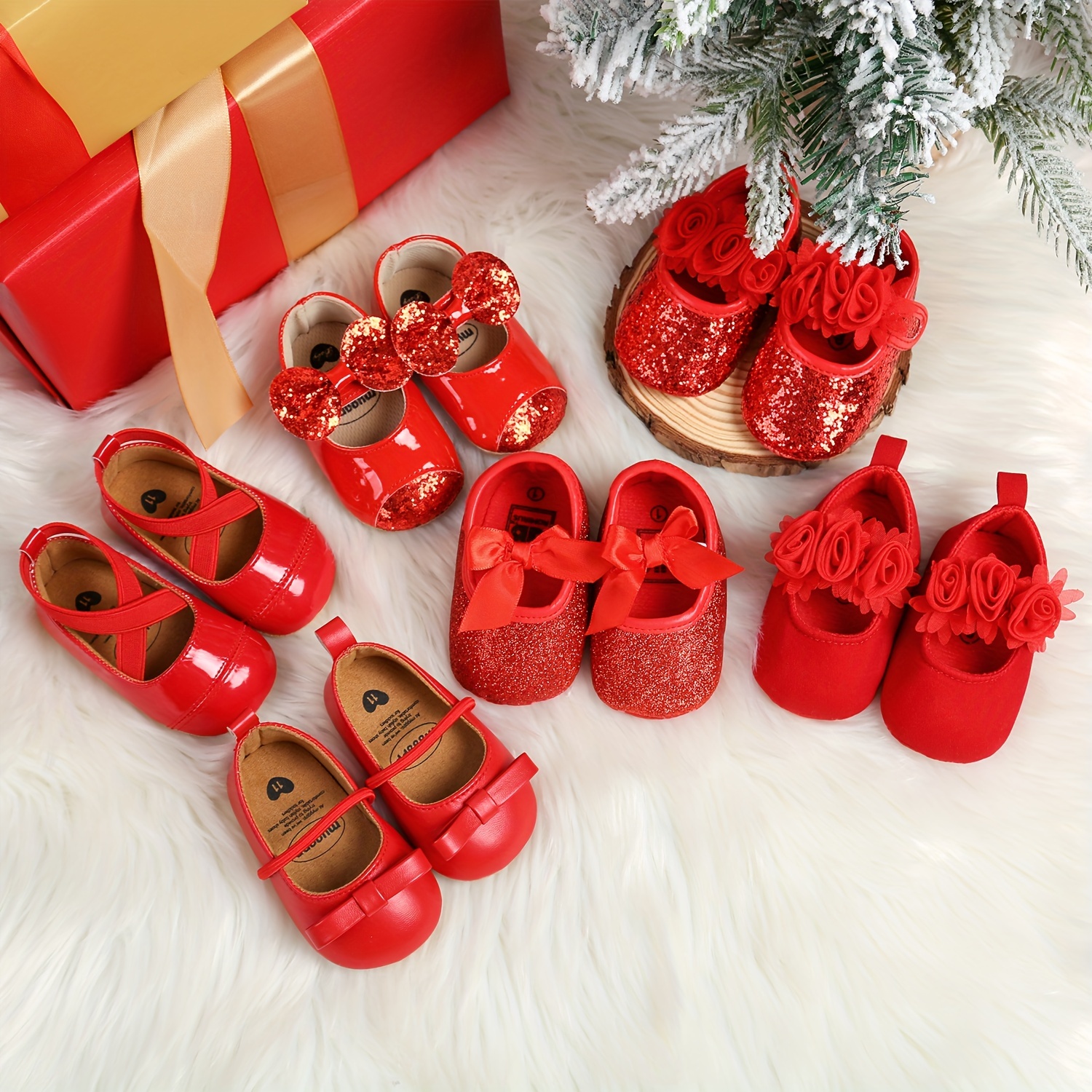 Baby on sale santa shoes