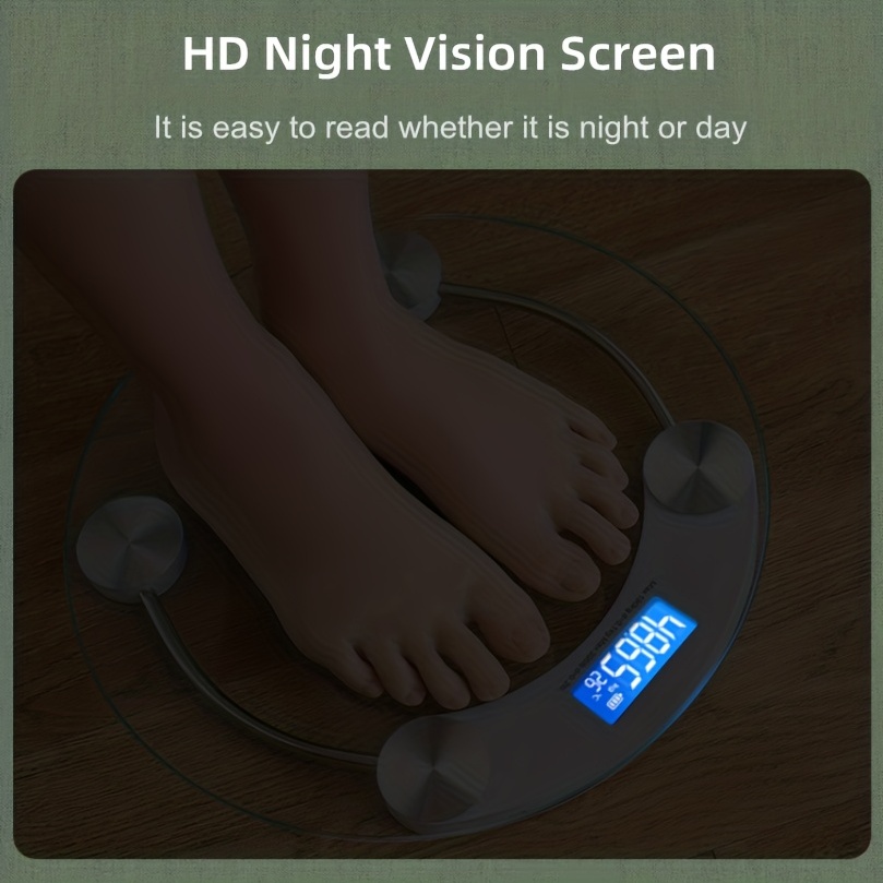 Comprar Báscula de baño Báscula corporal para piso Báscula digital de peso  corporal Pantalla LCD Básculas electrónicas inteligentes de vidrio