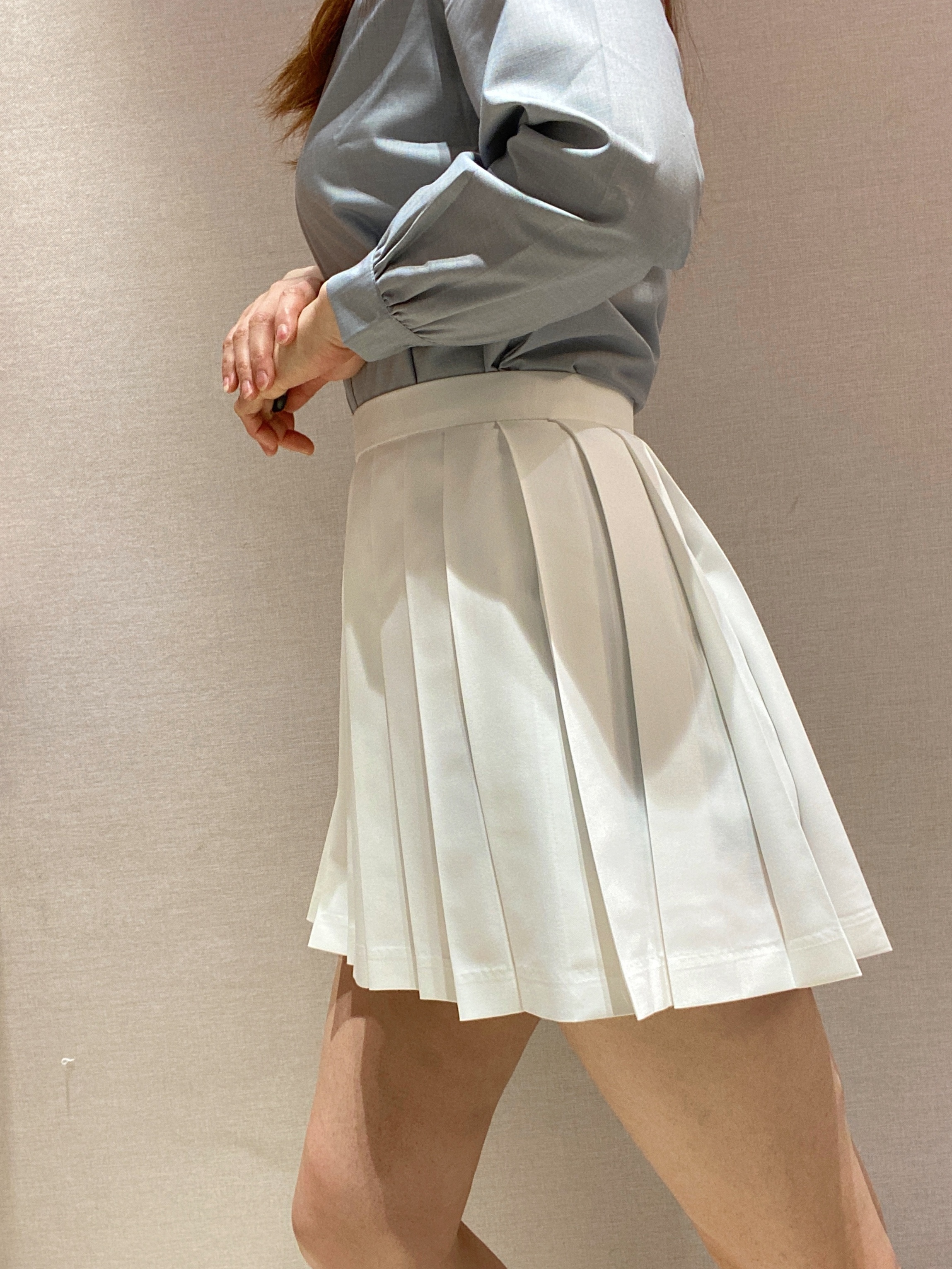 preppy high waist pleated skirt kawaii uniform skirt for spring summer womens clothing