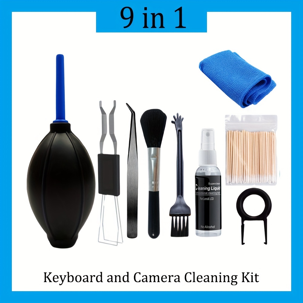 Mechanical Keyboard Cleaning Set Tool Soft Brush Cleaning Cloth
