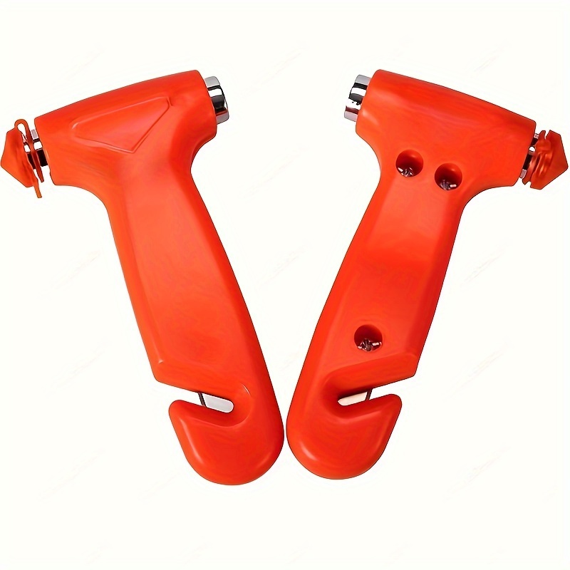  RSBYE Cortacristales y cortador de cinturón de seguridad 2 en 1  Herramienta de llavero de escape de coche, martillo de seguridad para  ventanas (rojo) : Automotriz