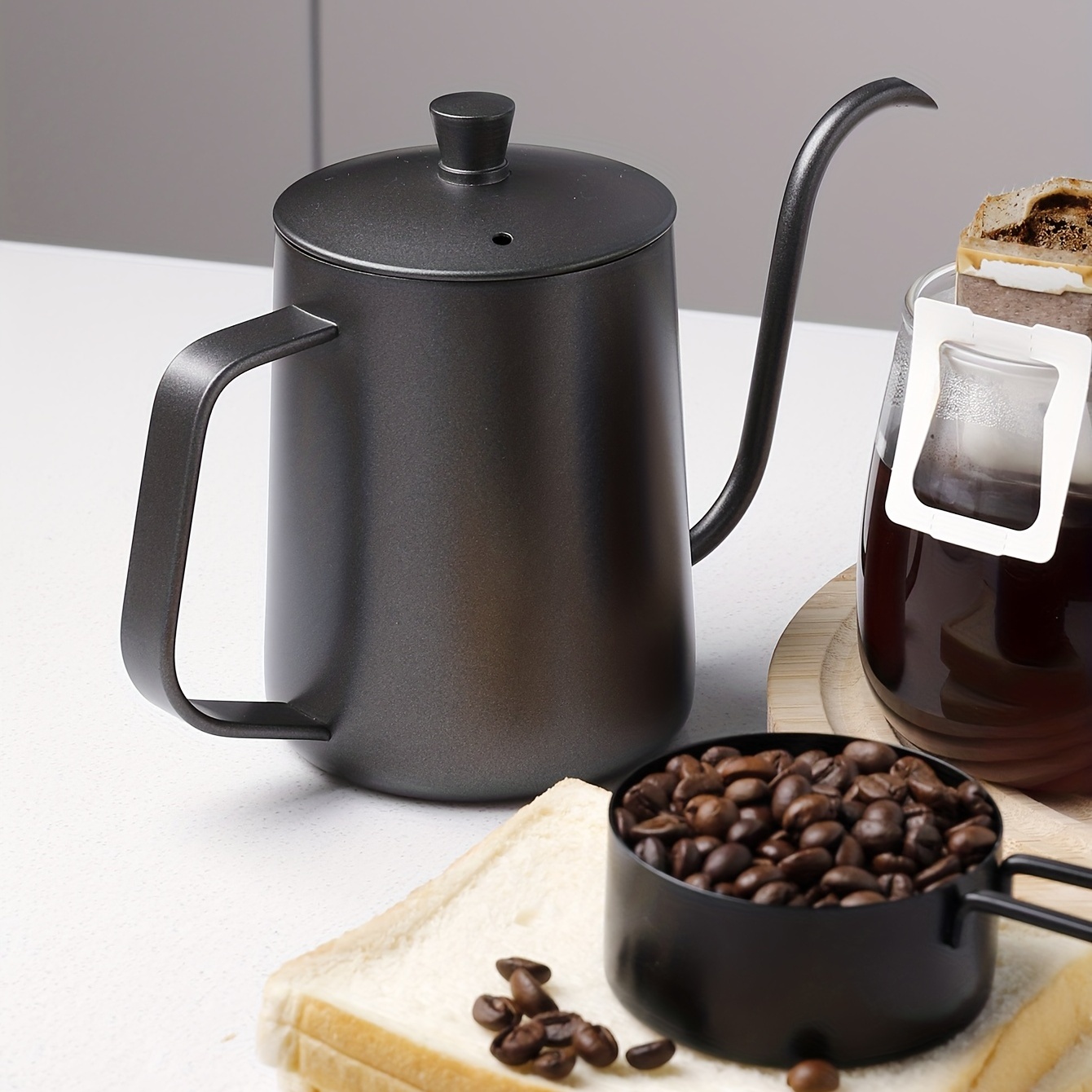 Stainless Steel Coffee Pot Hand Drip Tea Coffee Kettle Hand - Temu