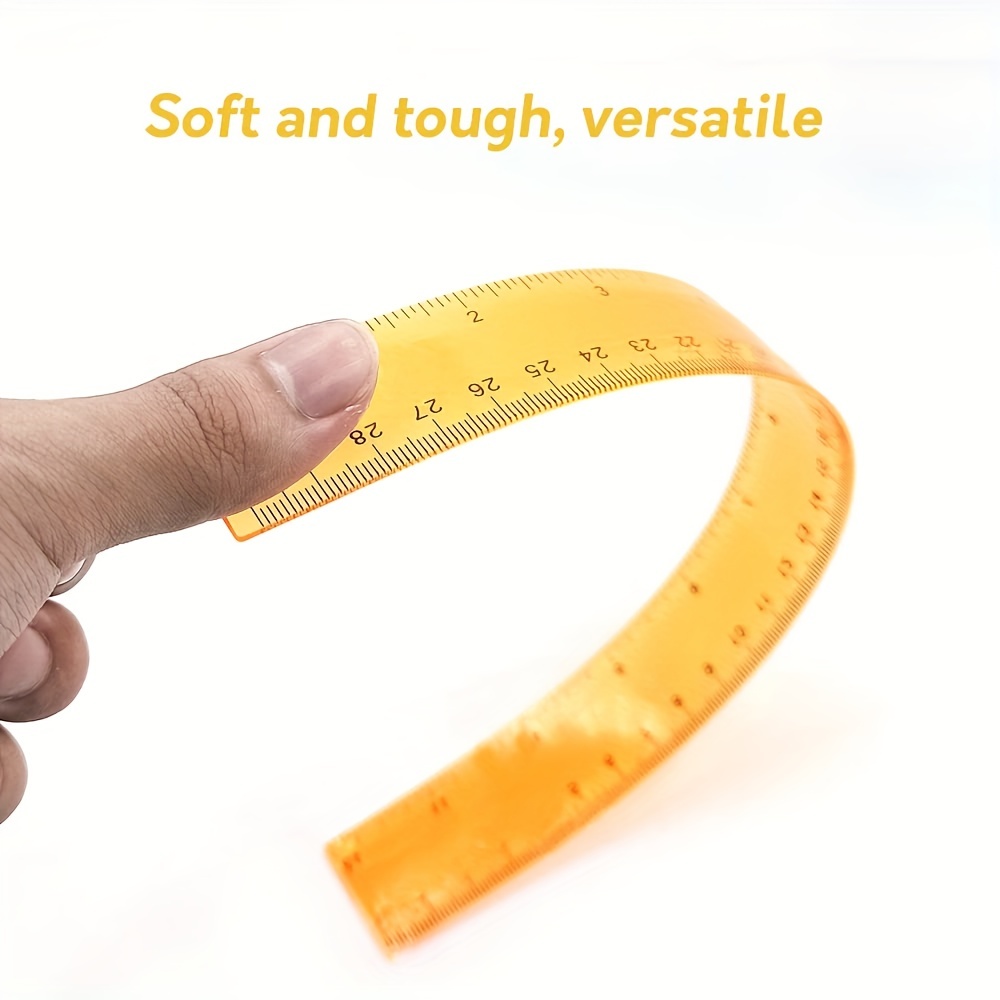 Color Gradient Transparent High Quality Acrylic Ruler Ruler - Temu