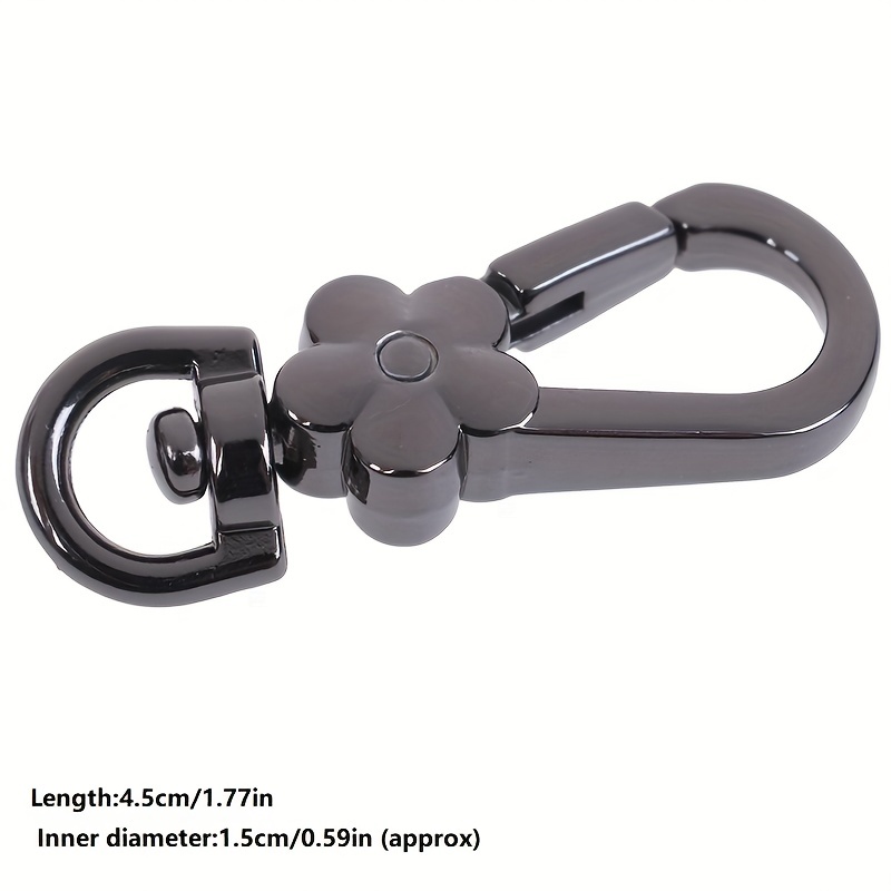 Dog Leash Key Ring Lobster Clasp Swivel Trigger Snap Hook Silver