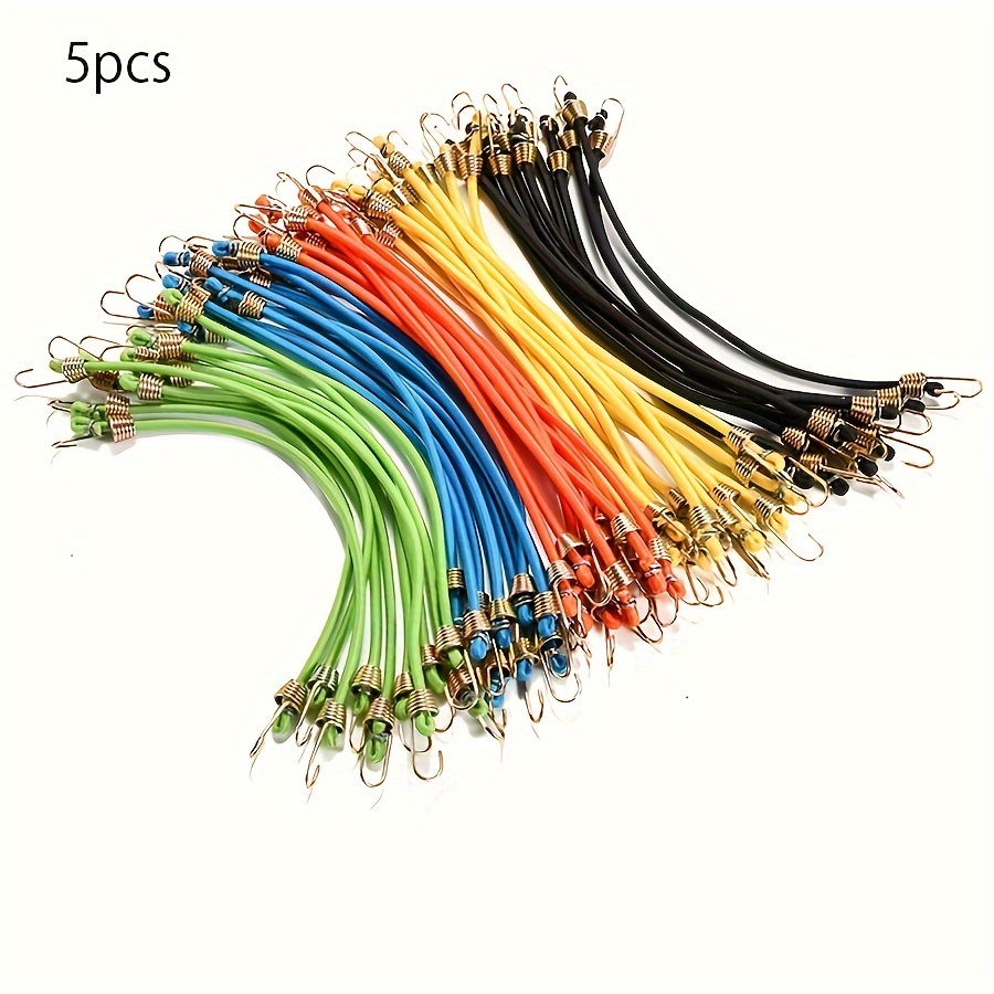 10 Pcs Corde Elastici Con Gancio,per Teloni Con Ganci- Cinghie Fisse in  Lattice