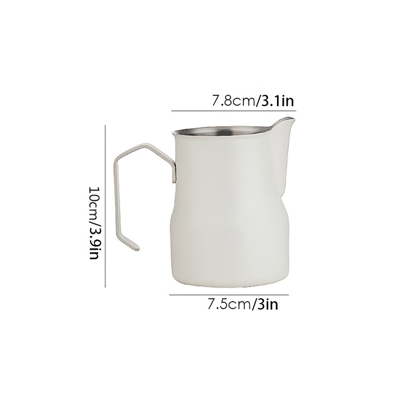 Stainless Steel Coffee Cup With Pointed Mouth For Professional Milk  Frothing And Fancy Coffee Brewing - Temu