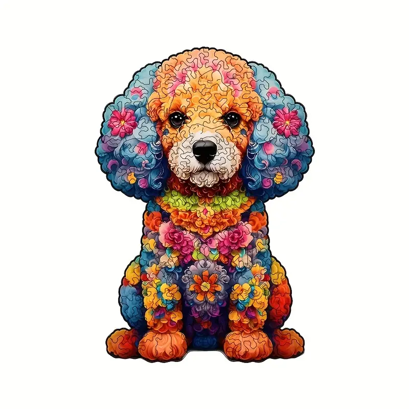 Petal Teddy Wooden Puzzle Animal Puzzle Difficult Puzzle Toy - Temu