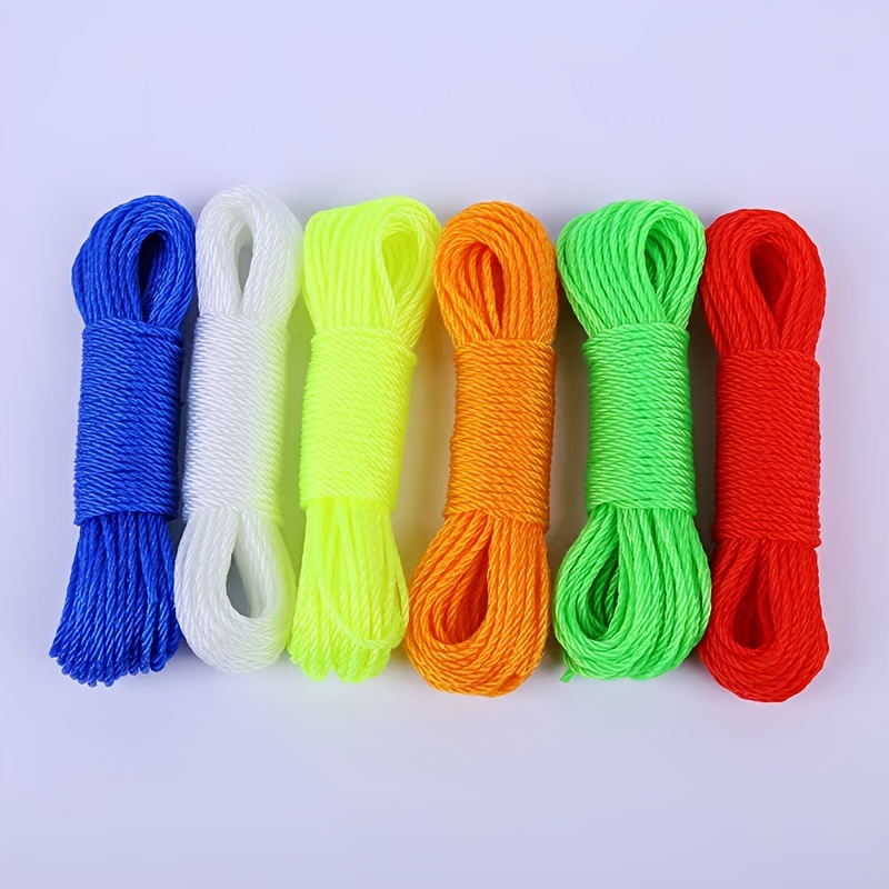 Thick Colored Rope Pp Nylon Rope Clothes Drying Clothesline - Temu Australia