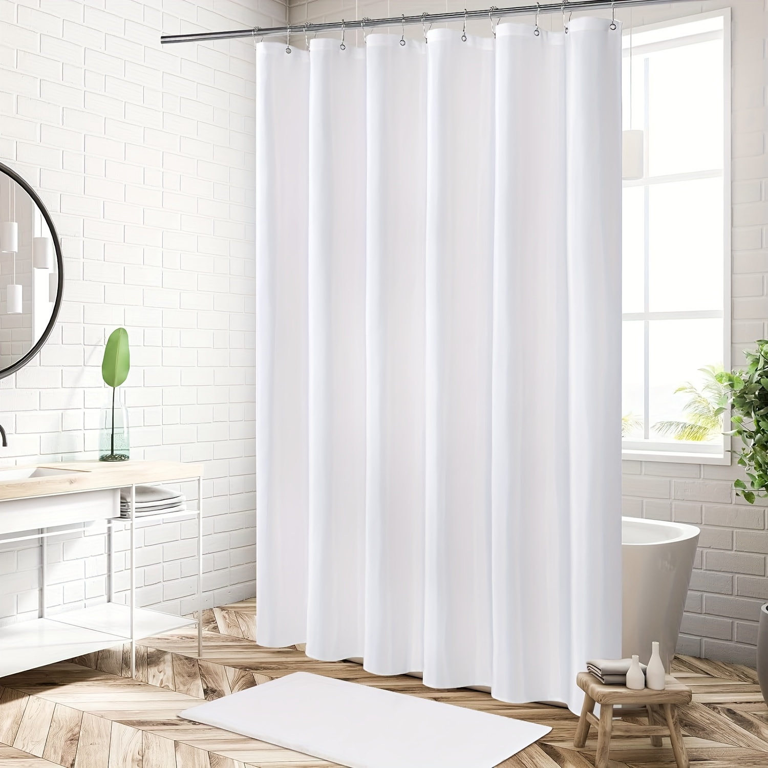 1 cortina de ducha gruesa antimoho cortina de partición de - Temu