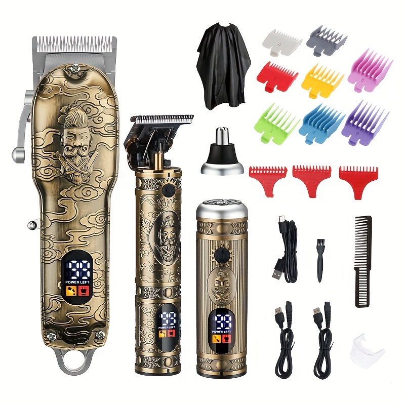 Upgrade Haircut Game Professional Wireless Hair Clippers Set - Temu