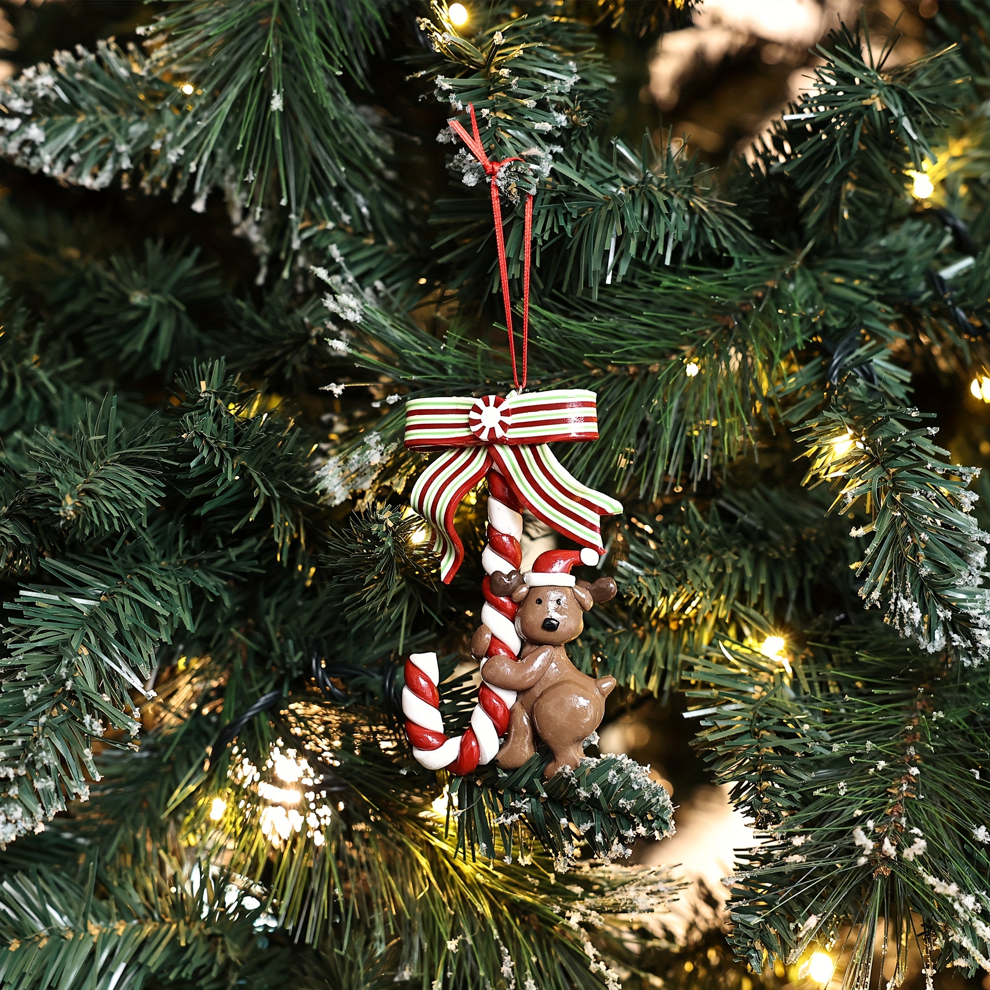 Christmas Tree Hanging Ornament Christmas Soft Clay Candy - Temu