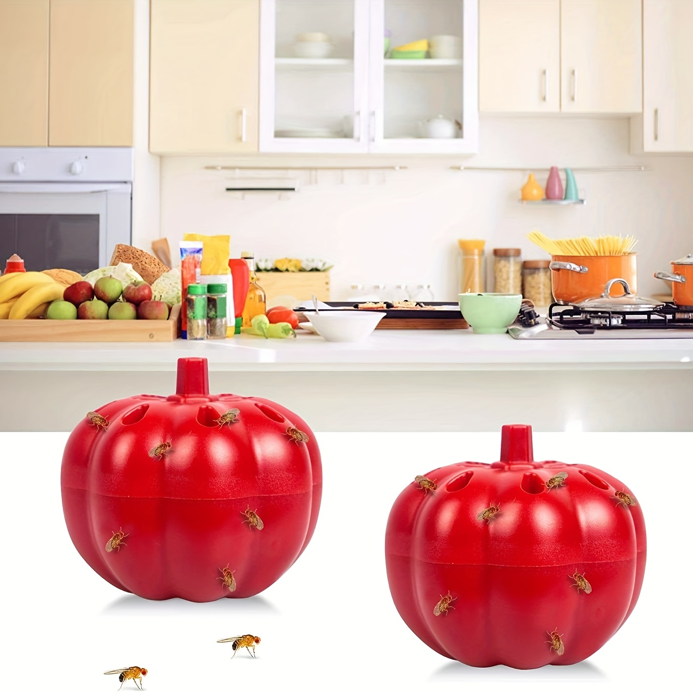 1Pcs Fruit Fly Traps For Kitchens Flexible Fruit Fly Trap Indoor