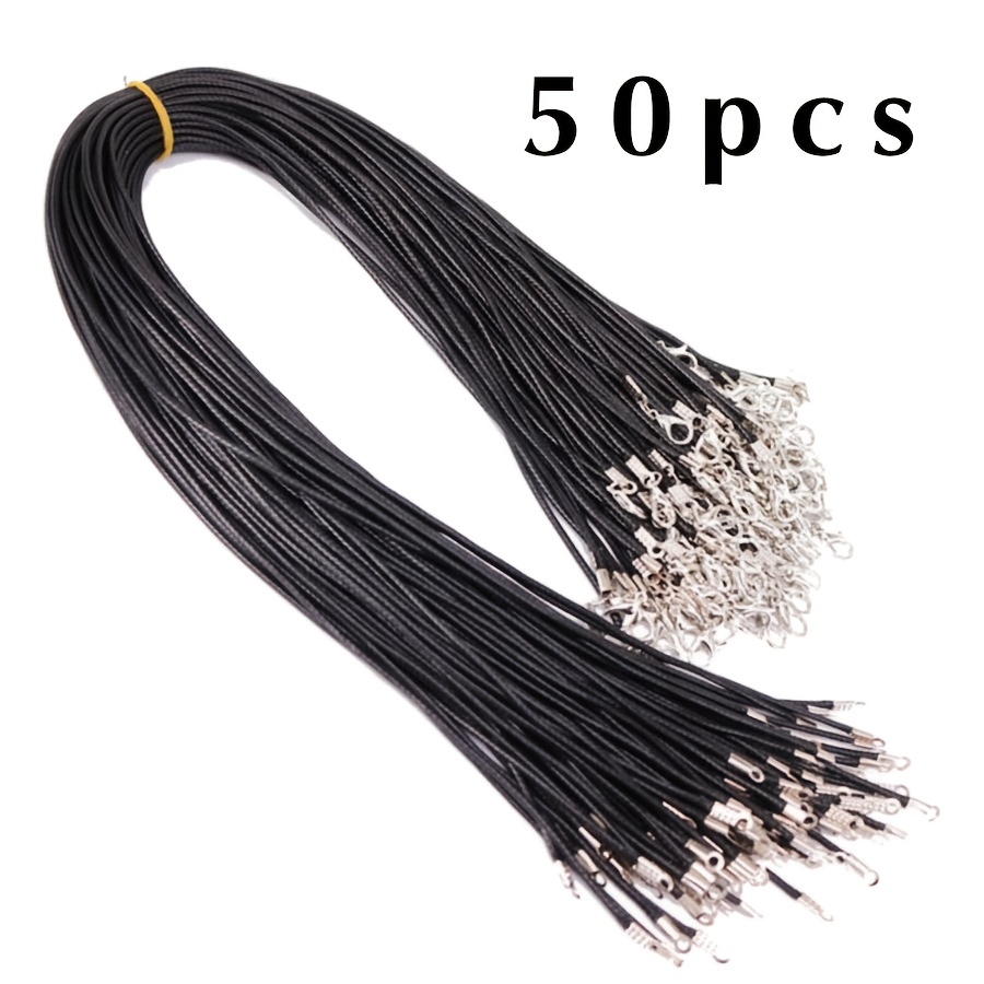 Pu Leather Adjustable Braided Rope Bulk Necklaces, Lobster Clasp Rope  Accessories, Vintage Punk Rope Necklace For Men And Women - Temu Italy