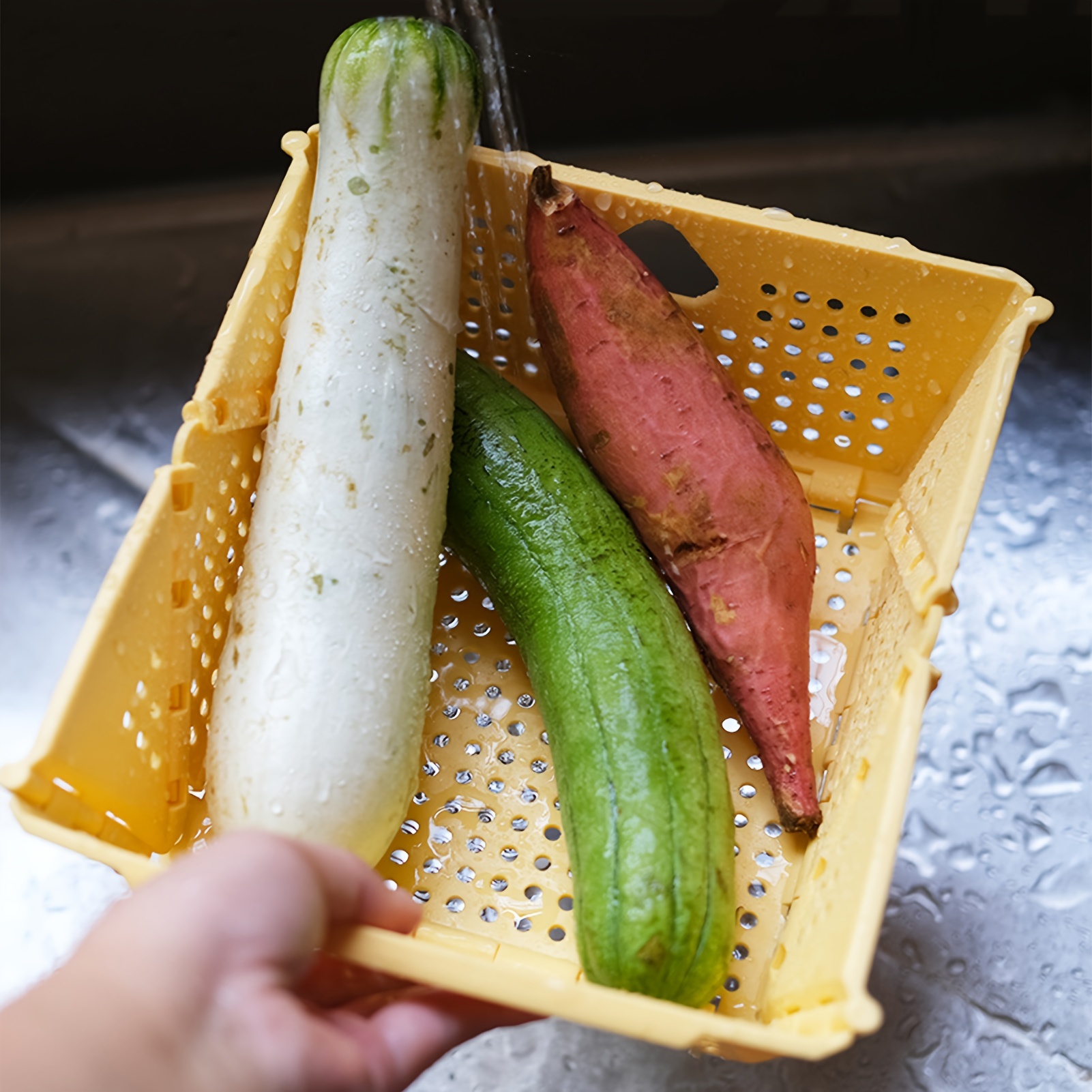 Fruit Storage' Fruit Crate' Ideas for Kitchen' Countertop Fruit Holder'  Storage Bin' Vegetable Holder' Kitchen 