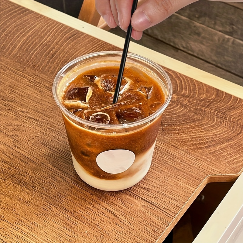 Black Comfy Package Coffee Cocktail Stirrers/straws - Temu
