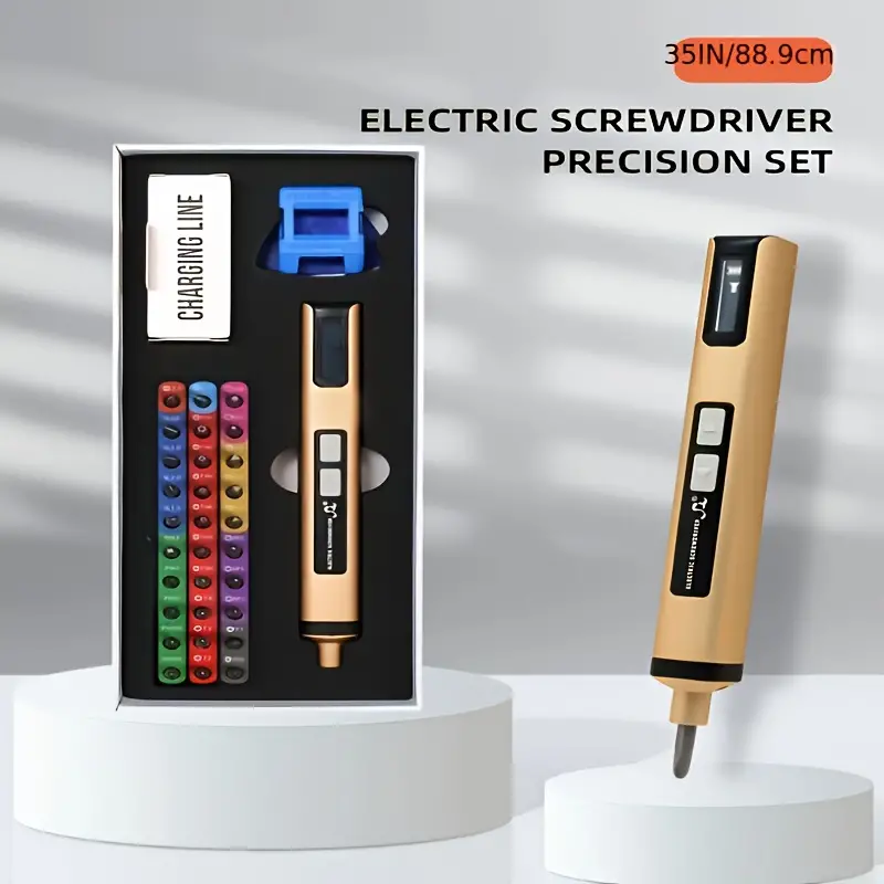 1 Set 6 In 1 Precision Electric Screwdriver Set Manico - Temu Italy