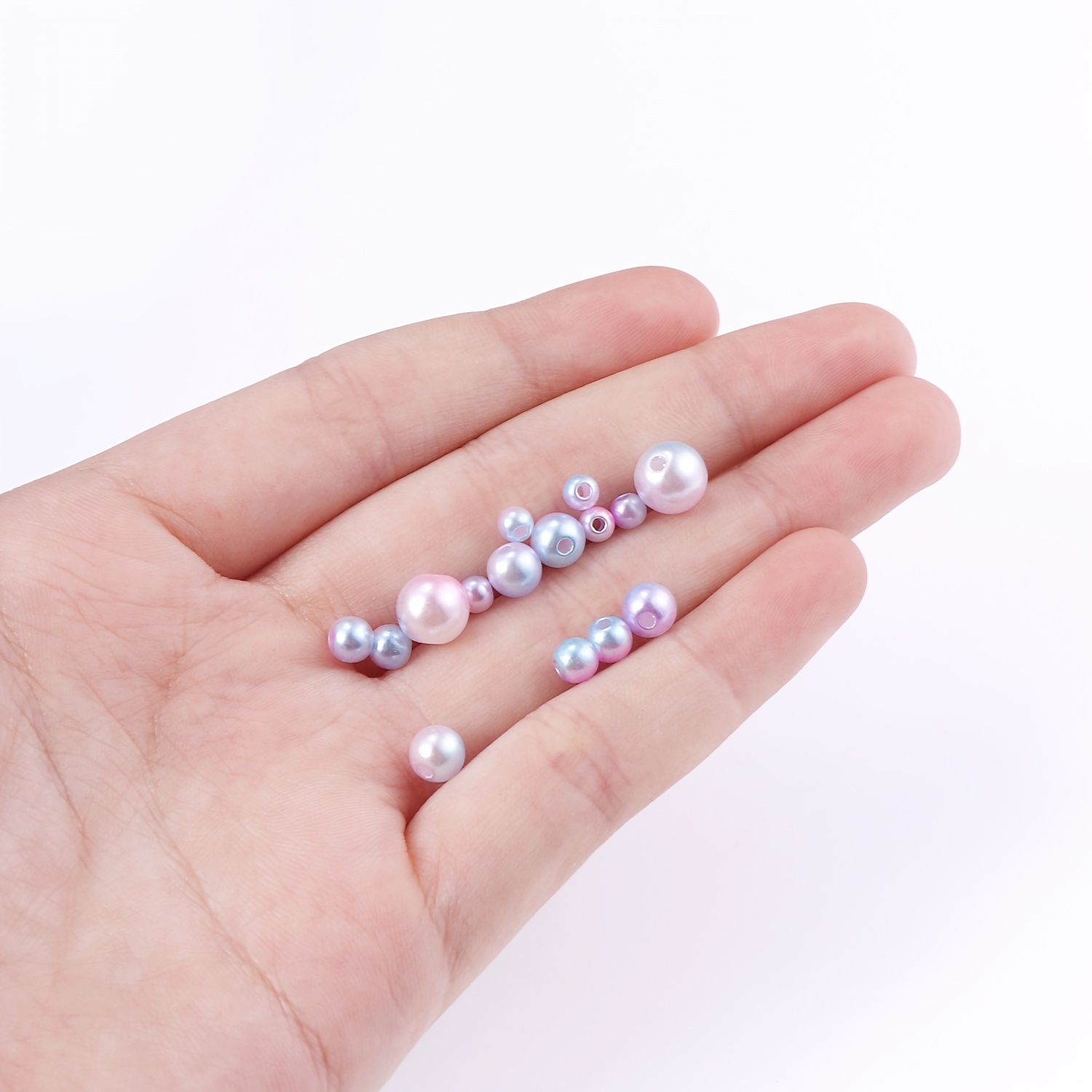 340pcs Round Pearl Beads for DIY Jewelry Making