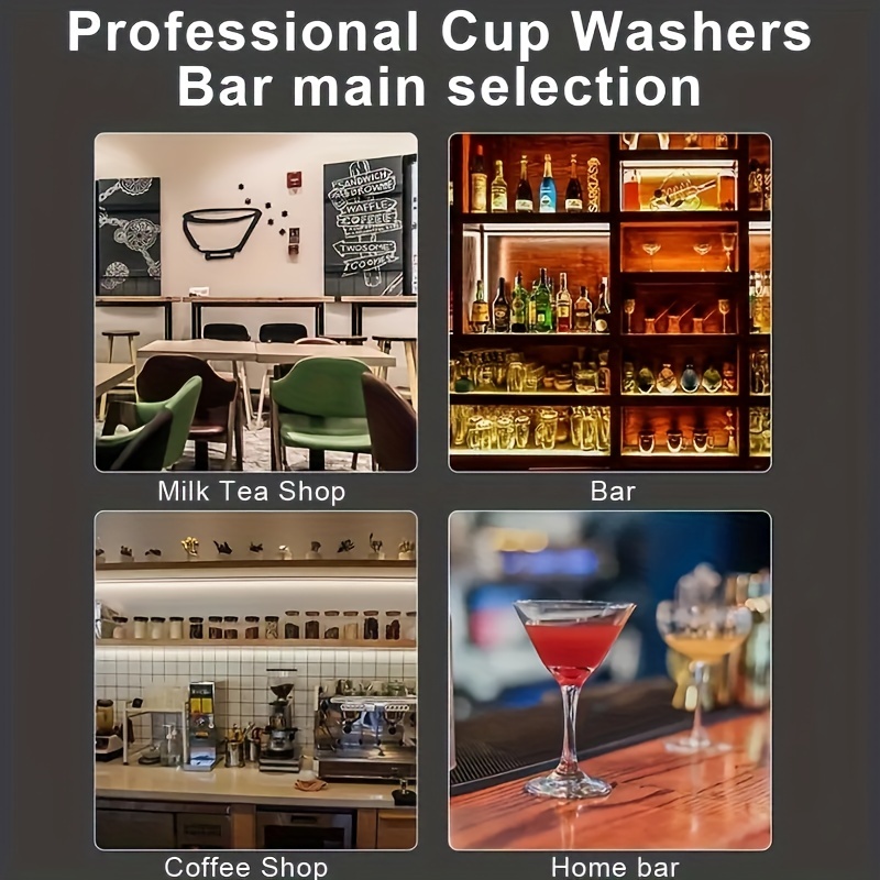 Automatic High Pressure Cup Washer for Home Kitchen Use