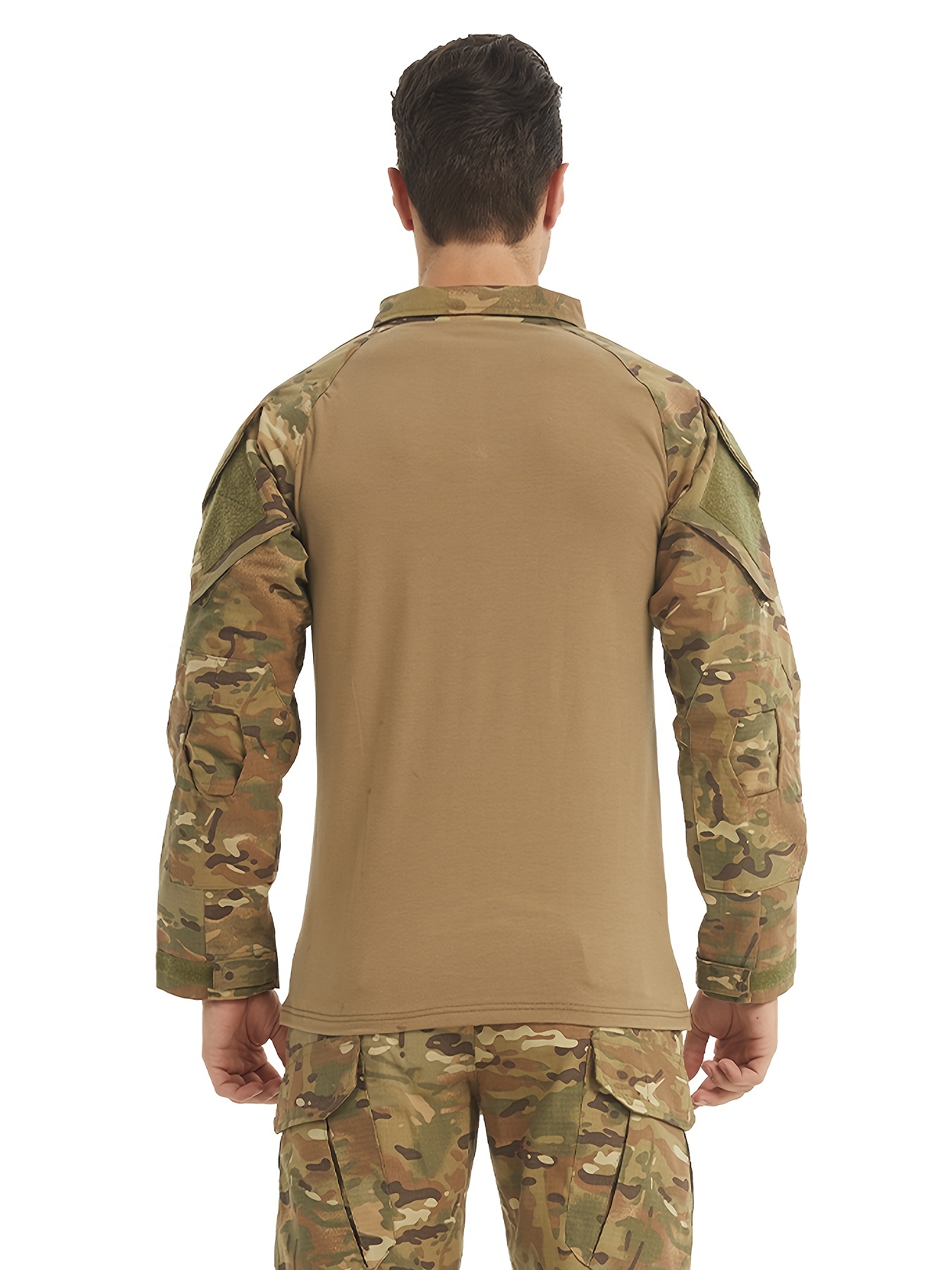 Outdoor Hunting Camouflage T-Shirt Men Army Tactical Combat T