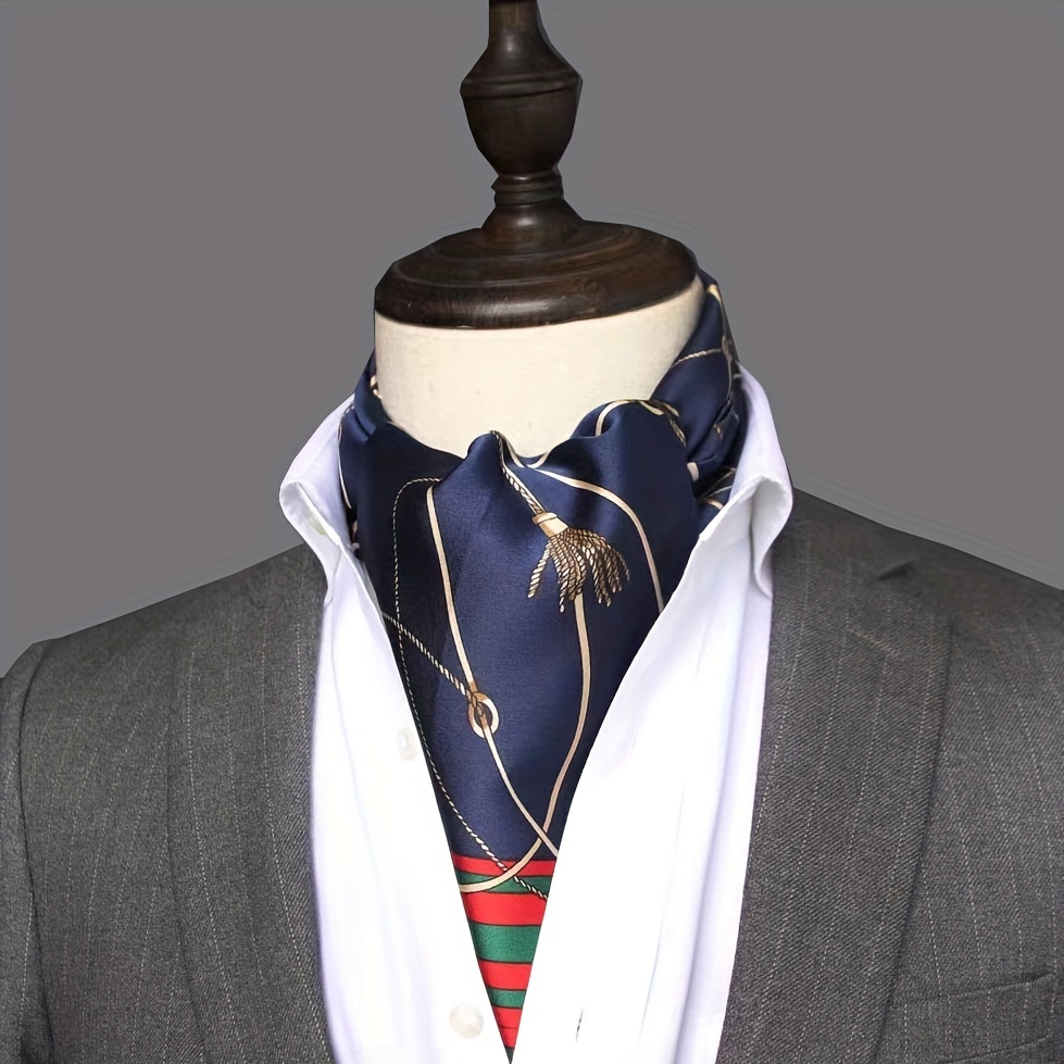 1pc Mens Stylish Collar Towel Scarf Suitable For Formal Shirt Daily Party  Wear - Jewelry & Accessories - Temu