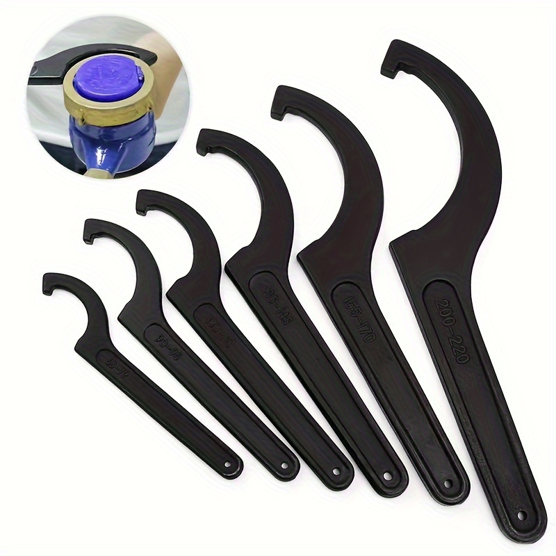 Round Nut Hook Wrench Curved Hook Wrench Half-moon Wrench Motorcycle Shock  Absorber Adjustment Wrench Electric Motorcycle Shock Absorber Tool