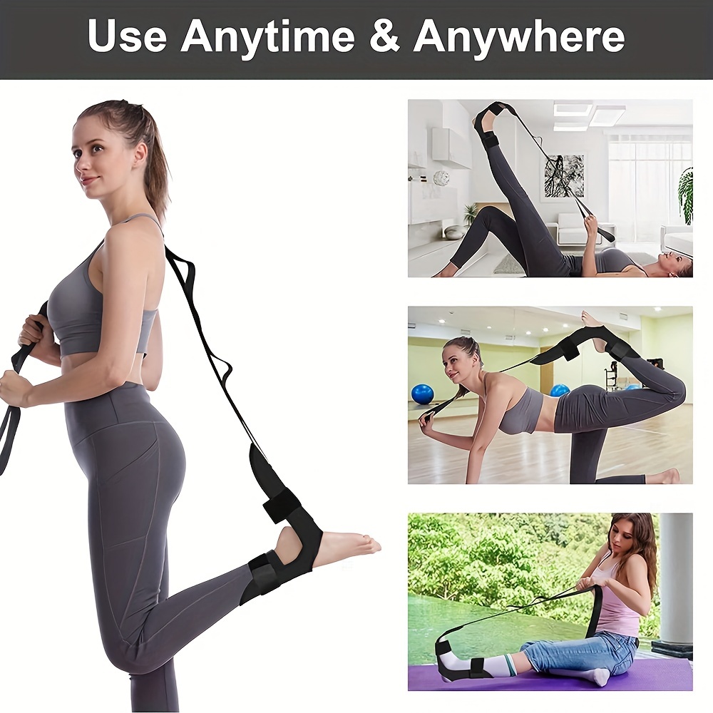 Yoga Stretch Strap, Leg Stretcher Foot Stretching Belt - Loops Exercise