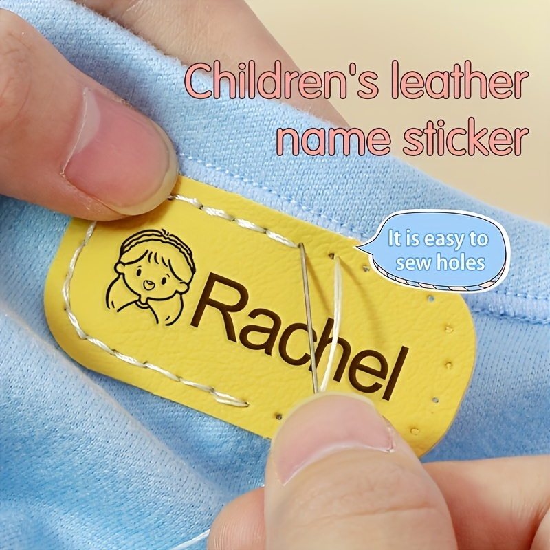  Custom leather sewing labels, personalized leather