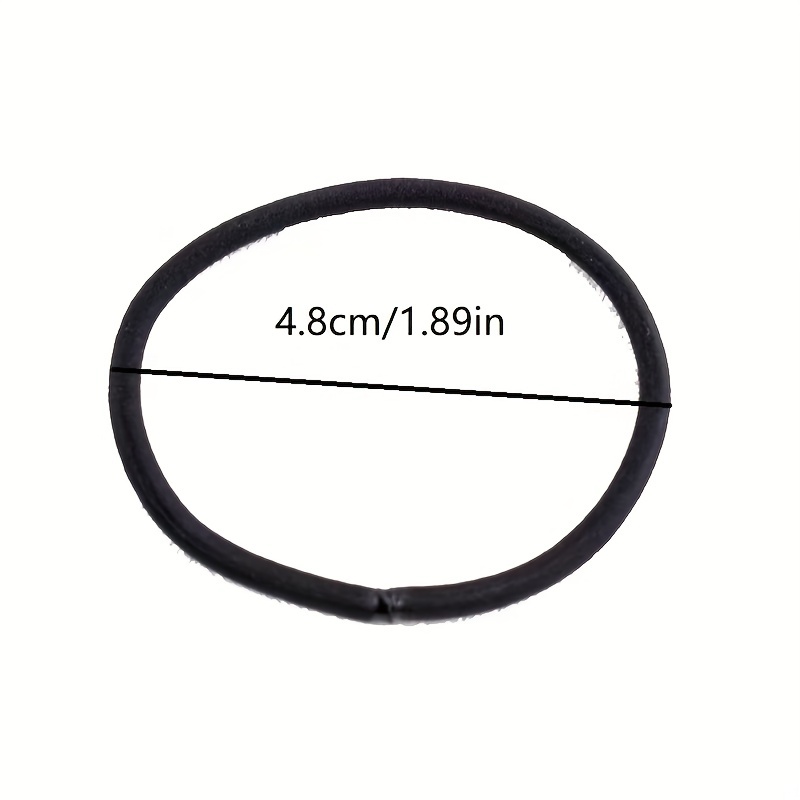 50pcs Solid Minimalist Scrunchie Elastic Hair Tie Non Slip Ponytail Holder