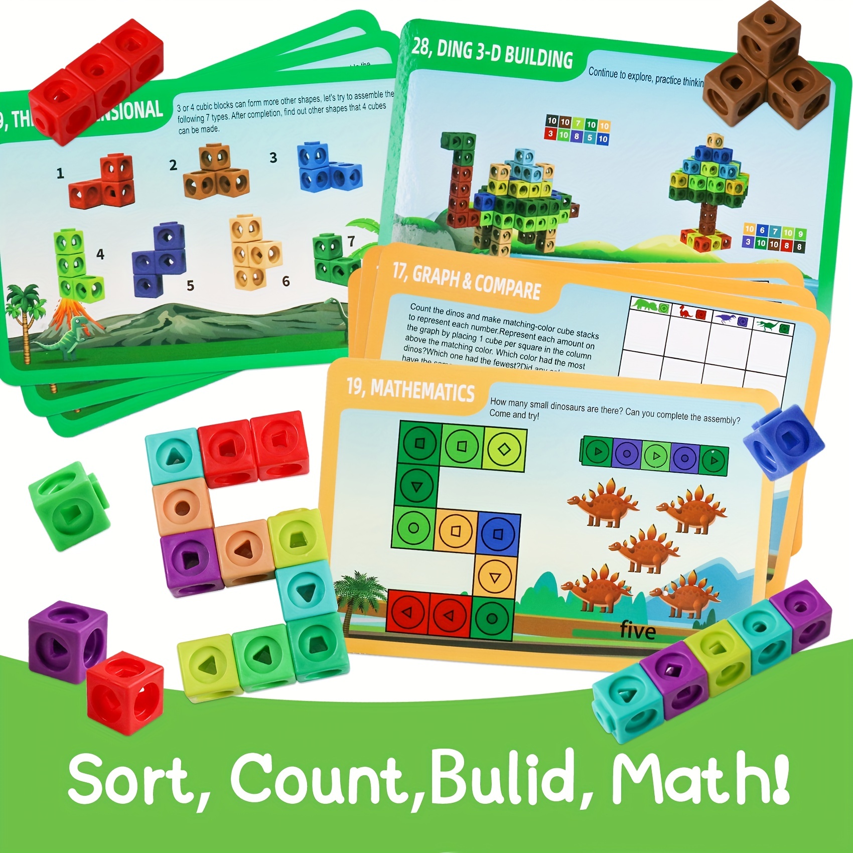 Learning Resources Snap Cubes - 100pc